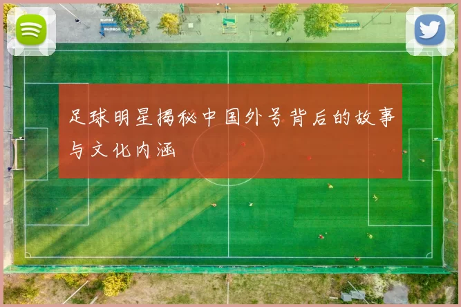 足球明星揭秘中国外号背后的故事与文化内涵